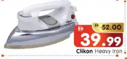 Al Madina Hypermarket CLIKON Ironbox offer