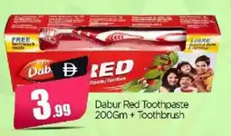 Bigmart Dabur red toothpaste +toothbrush offer