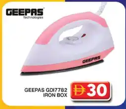 Grand Hyper Market GEEPAS Ironbox offer