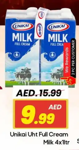 Mark & Save UNIKAI Long Life / UHT Milk offer
