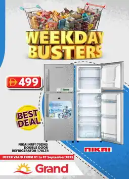 Grand Hyper Market NIKAI Refrigerator offer