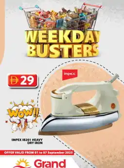 Grand Hyper Market IMPEX Ironbox offer