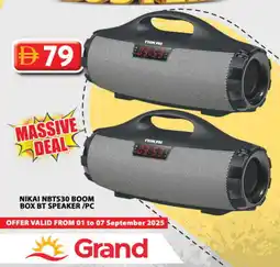Grand Hyper Market NIKAI Speaker offer