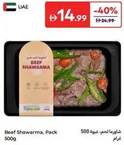 Carrefour Beef Shawarma offer
