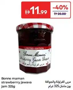 Carrefour Bonne maman strawberrry jawava jam offer