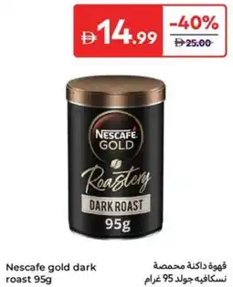 Carrefour Nescafe gold dark roast offer