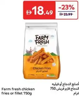 Carrefour Farm fresh chicken fries or fillet offer