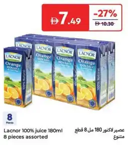 Carrefour Lacnor 100% juice offer