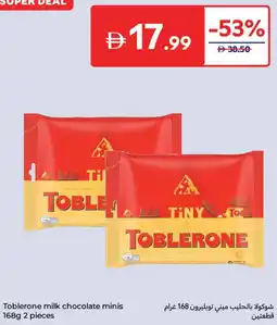 Carrefour Toblerone milk chocolate minis offer