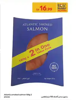 Carrefour Atlantic smoked salmon offer