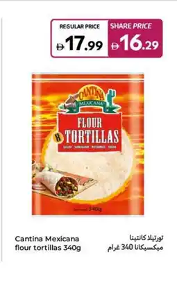 Carrefour Cantina Mexicana flour tortillas offer