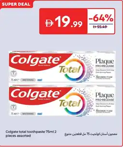 Carrefour Colgate total toothpaste offer
