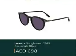 Lulu Hypermarket Lacoste Sunglasses L264S Rectangle Black offer