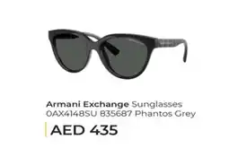 Lulu Hypermarket Armani Exchange Sunglasses OAX4148SU 835687 Phantos Grey offer