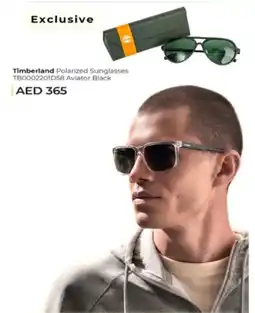 Lulu Hypermarket Timberland Polarized Sunglasses TB0002201D58 Aviator Black offer