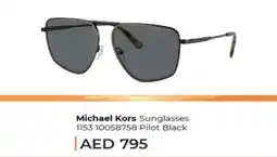 Lulu Hypermarket Michael Kors Sunglasses 1153 10058758 Pilot Black offer