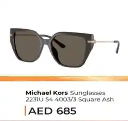 Lulu Hypermarket Michael Kors Sunglasses 2231U 54 4003/3 Square Ash offer