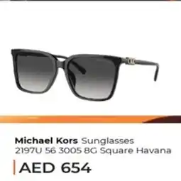 Lulu Hypermarket Michael Kors Sunglasses 2197U 56 3005 8G Square Havana offer