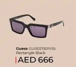Lulu Hypermarket Guess GU0021301Y55 Rectangle Black offer