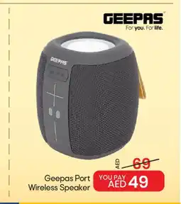 Mark & Save GEEPAS Speaker offer