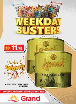 Grand Hyper Market ASEEL Vegetable Ghee offer