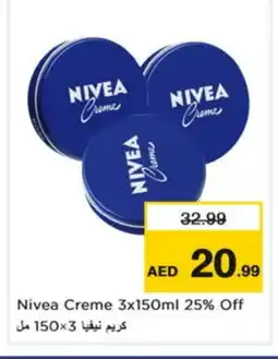 Nesto Nivea Face cream offer