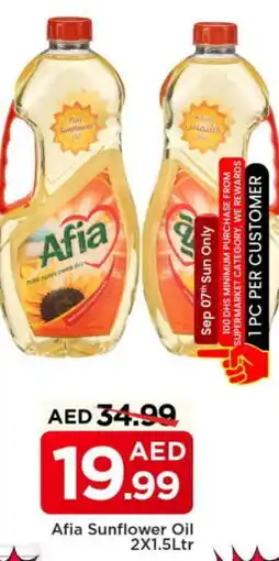 Mark & Save AFIA Sunflower Oil offer