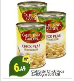 Bigmart CALIFORNIA GARDEN Chick Peas offer