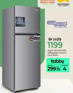 Mark & Save SUPER GENERAL Refrigerator offer