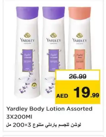 Nesto YARDLEY Body Lotion & Cream offer