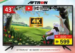 Al Madina Hypermarket Aftron 4k smart AFLED434UHDSMT2 offer