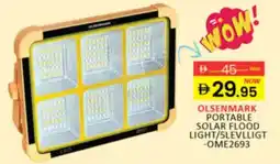 Al Madina Hypermarket Olsenmark portable solar flood light / slevlligt OME2693 offer