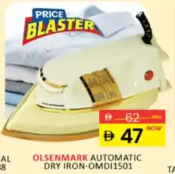 Al Madina Hypermarket Olsenmark automatic dry iron OMDI1501 offer
