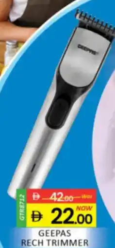 Al Madina Hypermarket Geepas rech trimmer offer