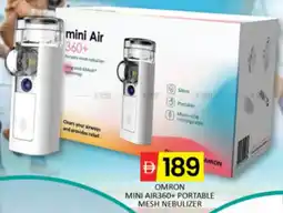 Al Madina Hypermarket Omron mini AIR360+ portable mesh nebulizer offer