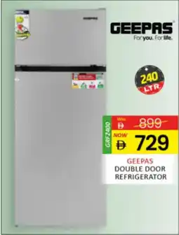 Al Madina Hypermarket Geepas double door refrigerator GRF2400 offer