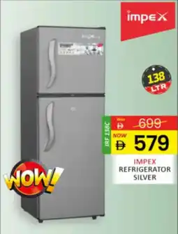 Al Madina Hypermarket Impex refrigerator silver IRF 138C offer