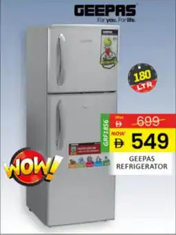 Al Madina Hypermarket Geepas refrigerator GRF1856 offer