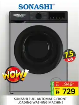 Al Madina Hypermarket Sonashi full automatic front loading washing machine offer