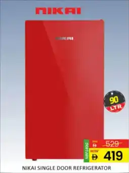 Al Madina Hypermarket Nikai single door refrigerator NRF140G offer