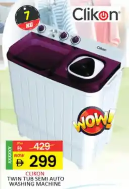 Al Madina Hypermarket Twin tub semi auto washing machine XXXXXX offer