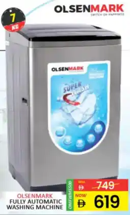 Al Madina Hypermarket Olsenmark fully automatic washing machine OMFWM5500 offer