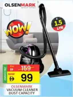 Al Madina Hypermarket Olsenmark vacuum cleaner dust capacity OMVC1782 offer