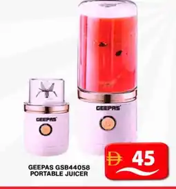 Grand Hyper Market GEEPAS Juicer offer