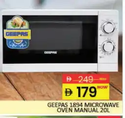 Mango Hypermarket LLC GEEPAS Microwave Oven offer