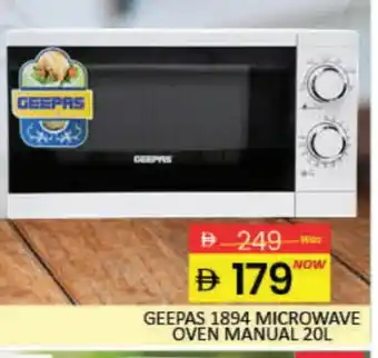 Mango Hypermarket LLC GEEPAS Microwave Oven offer