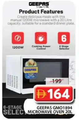 Grand Hyper Market GEEPAS Microwave Oven offer