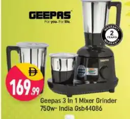 Shaklan GEEPAS Mixer / Grinder offer