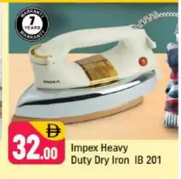 Shaklan IMPEX Ironbox offer
