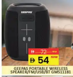 Mango Hypermarket LLC GEEPAS Speaker offer